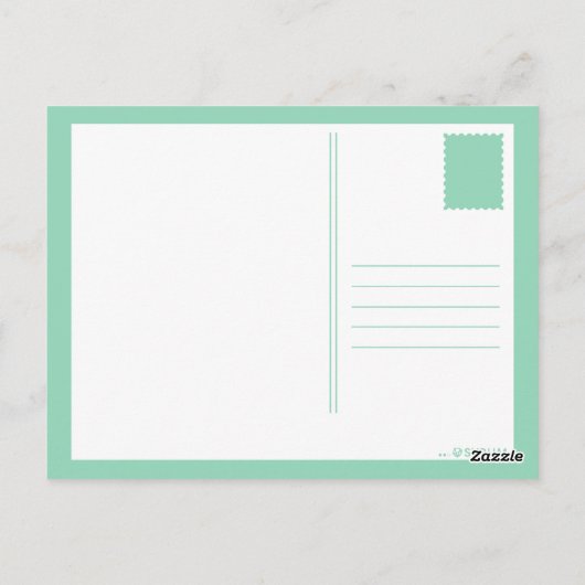 Eselbemalung Postkarte (Rückseite)