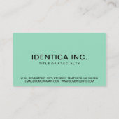 Eselbemalung Visitenkarte (Rückseite)