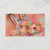 Eselbemalung Visitenkarte (Vorderseite)