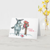 Eselbriefkasten Karte (Gelbe Blume)