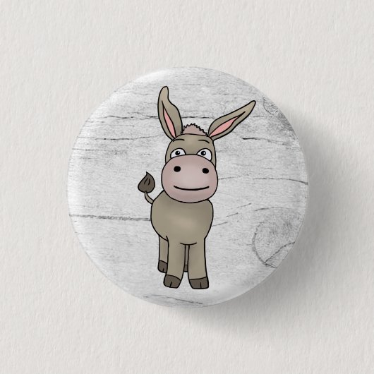 Eselchen Button (Vorderseite)