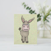 Eselchen Postkarte (Stehend Vorderseite)