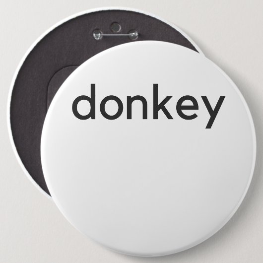 Eseldunkel Button (Vorne & Hinten)