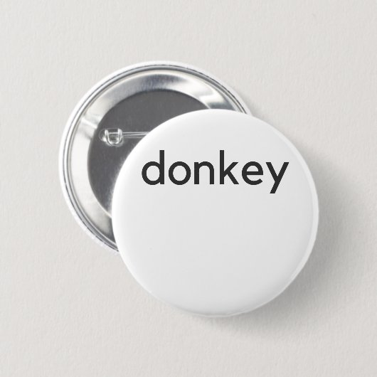 Eseldunkel Button (Vorne & Hinten)