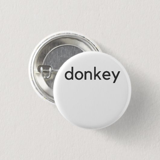 Eseldunkel Button (Vorne & Hinten)