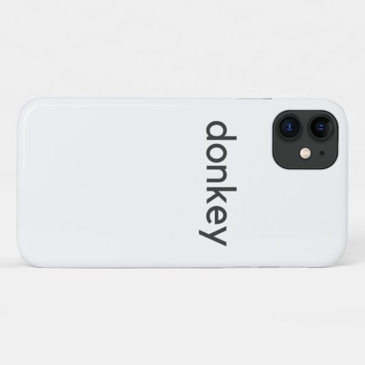 Eseldunkel Case-Mate iPhone Hülle (Rückseite (Horizontal))