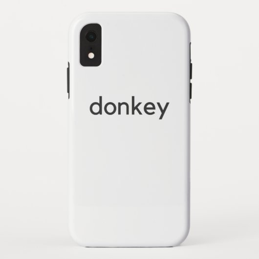 Eseldunkel Case-Mate iPhone Hülle (Rückseite)