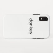 Eseldunkel Case-Mate iPhone Hülle (Rückseite (Horizontal))