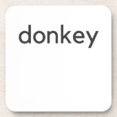 Eseldunkel Getränkeuntersetzer (Vorderseite)