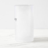 Eseldunkel Mattglas Bierglas (Mittel)