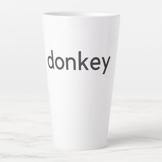 Eseldunkel Milchtasse (Vorderseite)