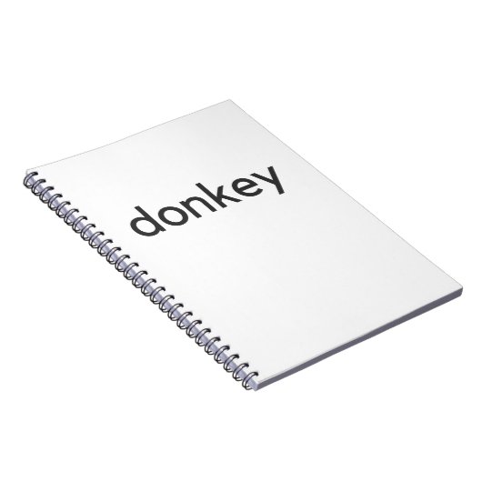 Eseldunkel Notizblock (Rechte Seite)