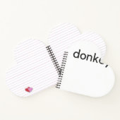 Eseldunkel Notizblock (Innenseite)