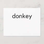 Eseldunkel Postkarte (Vorderseite)