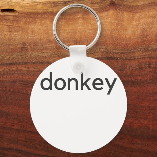 Eseldunkel Schlüsselanhänger (Vorderseite)