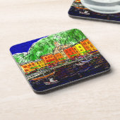 Eselfischen in Portofino, Italien Untersetzer (Linke Seite)