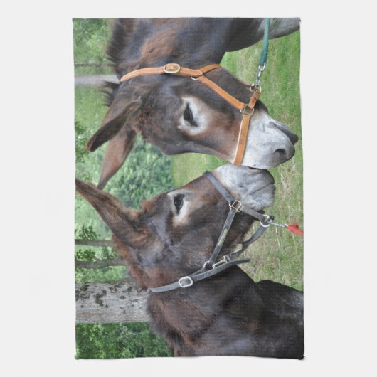 Eselfreunde Geschirrtuch (Vertikal)
