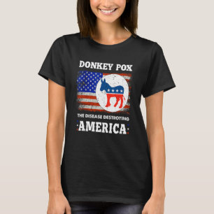 Eselpox Die Krankheit, die Amerika zerstört USA-Fl T-Shirt