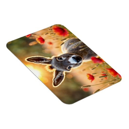 Eselsfeld friedlicher Pappelart Magnet (Rechte Seite)