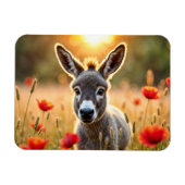 Eselsfeld friedlicher Pappelart Magnet (Horizontal)