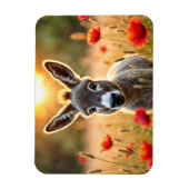 Eselsfeld friedlicher Pappelart Magnet (Vertikal)