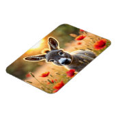 Eselsfeld friedlicher Pappelart Magnet (Linke Seite)