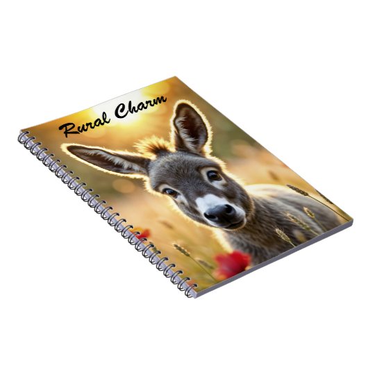 Eselsfeld friedlicher Pappelart Notizblock (Rechte Seite)