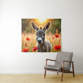 Eselsfeld friedlicher Pappelart Wandteppich (Beispiel (Horizontal))