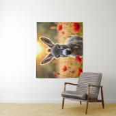 Eselsfeld friedlicher Pappelart Wandteppich (Beispiel)