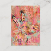 Eselskarte Visitenkarte (Vorderseite)