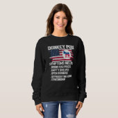 Eselspocken-Symptome konservativer Republikaner Sweatshirt (Vorne ganz)