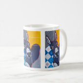Eselstanze-Malerei von Alfred Fox Kaffeetasse (VorderseiteRechts)