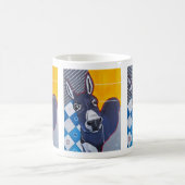 Eselstanze-Malerei von Alfred Fox Kaffeetasse (Mittel)