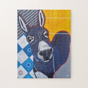 Eselstanze-Malerei von Alfred Fox Puzzle
