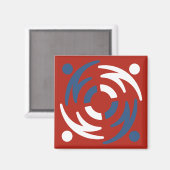 ESF Red Magnet (Vorderseite/Rückseite)