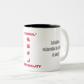 ESFJ Persönlichkeits-Tasse Zweifarbige Tasse (VorderseiteRechts)