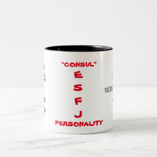 ESFJ Persönlichkeits-Tasse Zweifarbige Tasse