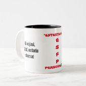 ESFP Persönlichkeits-Tasse Zweifarbige Tasse (Vorderseite Links)