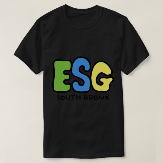 ESG South Bronx 70er Hip Hop Punk Tribute Classic  T-Shirt (Design vorne)