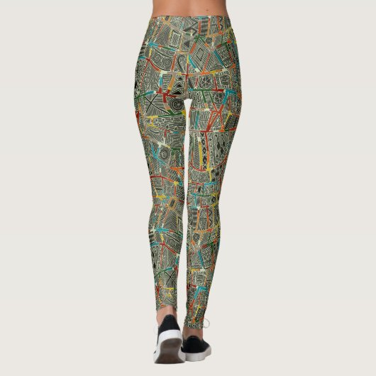 ESHE HOLZKOHLE LEGGINGS (Rückseite)