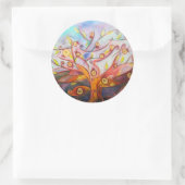 Eshet Chayil Runder Aufkleber (Tasche)