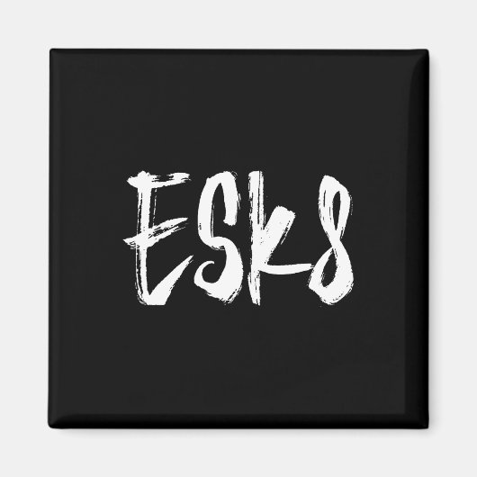 Esk8 - Elektrisches Skateboarding Magnet (Vorne)