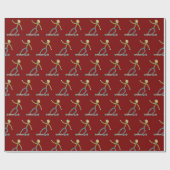 Esk8 Stickman Geschenkpapier (Flach)