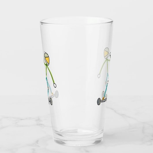 Esk8 Stickman Glas (Links)