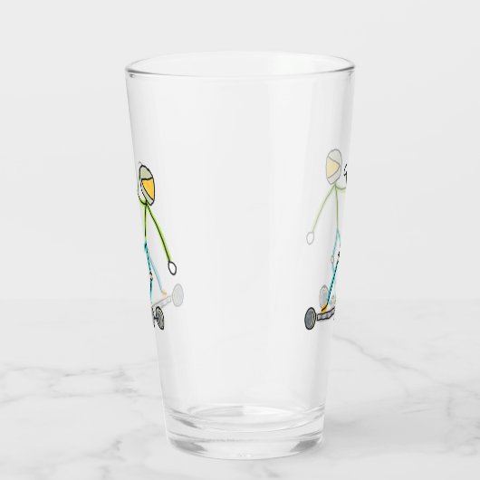 Esk8 Stickman Glas (Rechts)