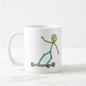 Esk8 Stickman Kaffeetasse (Links)
