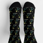 Esk8 Stickman Socken (Oben)
