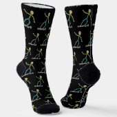 Esk8 Stickman Socken (Gewinkelt)
