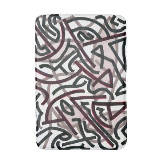 Eskapistische Badematte (Vorderseite Vertikal)