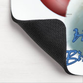Eskie Happy Birthday Balloon Mousepad (Ecke)